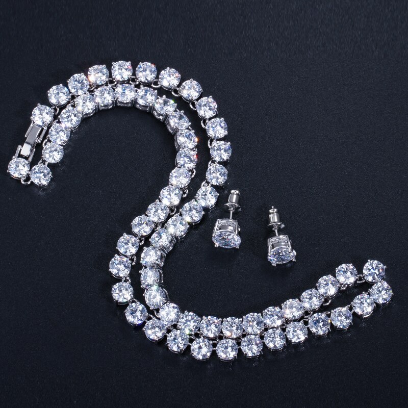 ThreeGraces-Sparkling-Cubic-Zirconia-Bridal-Wedding-Round-Choker-Necklace-and-Stud-Earrings-Party-Je-32908734190-3