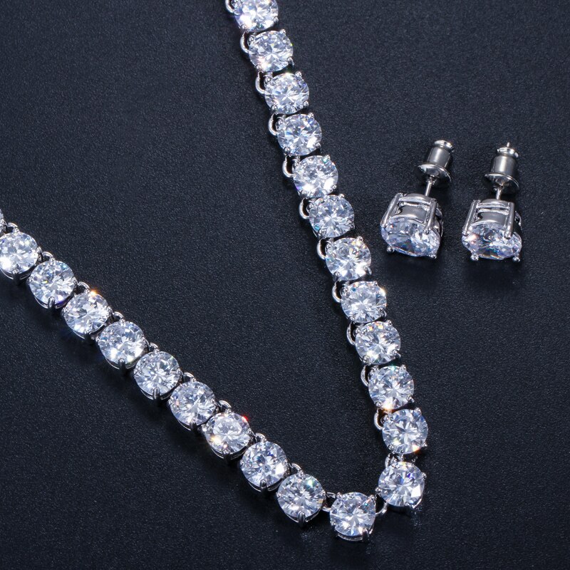 ThreeGraces-Sparkling-Cubic-Zirconia-Bridal-Wedding-Round-Choker-Necklace-and-Stud-Earrings-Party-Je-32908734190-4