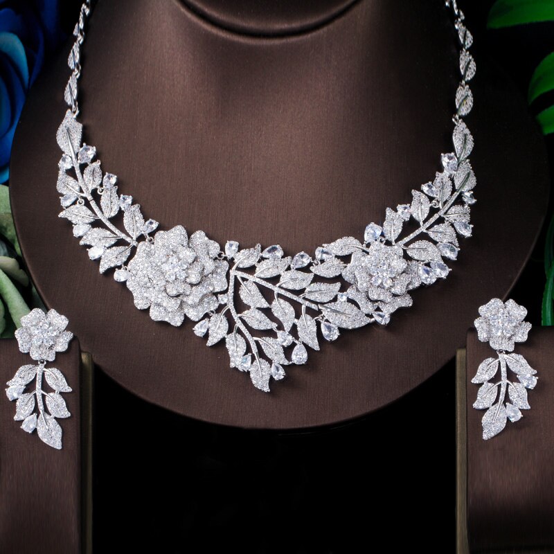 ThreeGraces-Statement-Big-Flower-Sparkling-Cubic-Zirconia-Crystal-Earrings-Necklace-Wedding-Brides-C-4000636063529-9