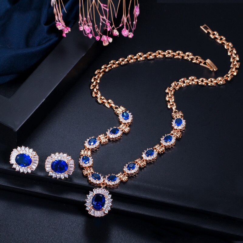 Threegraces-Luxury-Gold-Color-Oval-Dark-Bule-Cubic-Zirconia-Stone-Earrings-Necklace-Dubai-Bridal-Jew-4000990191188-7