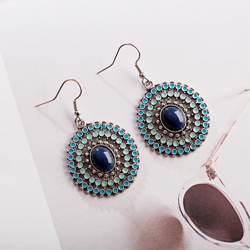 Vintage-Boho-Red-Blue-Round-Hollow-Ladies-Earrings-Fashion-Jewelry-Ethnic-Women-Earrings-Drop-Earrin-5