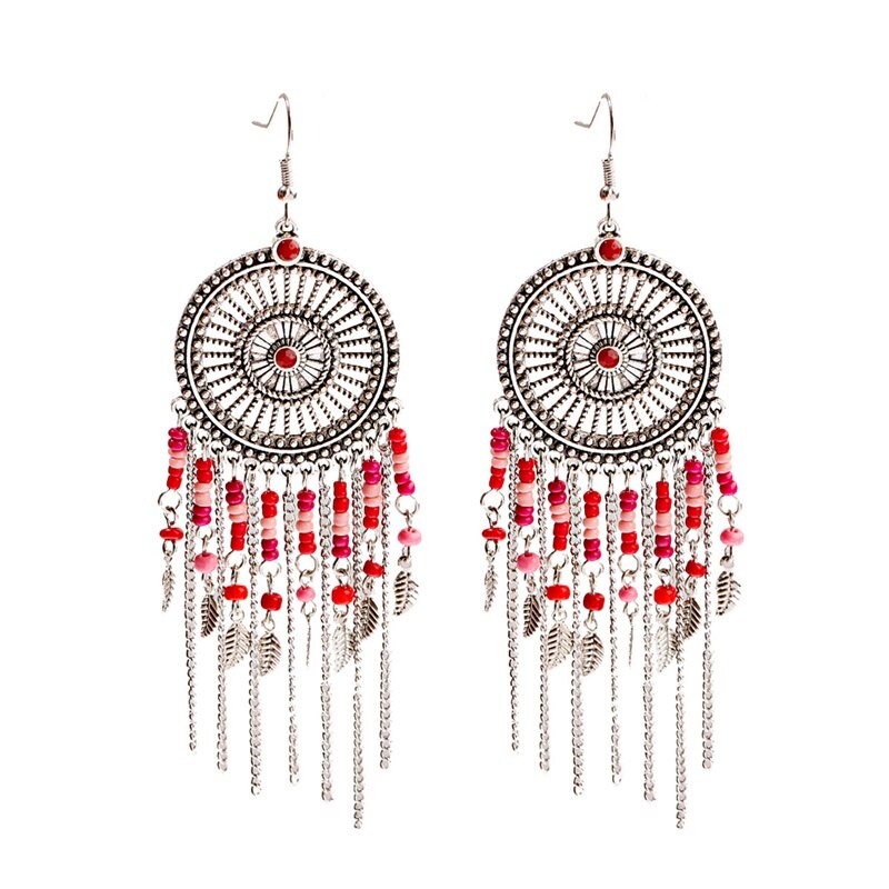 Vintage-Ethnic-Dream-Catch-Long-Earrings-For-Women-Boho-Jewelry-Ladies-Beads-Chain-Tassel-Jhumka-Ear-4000234953438-9