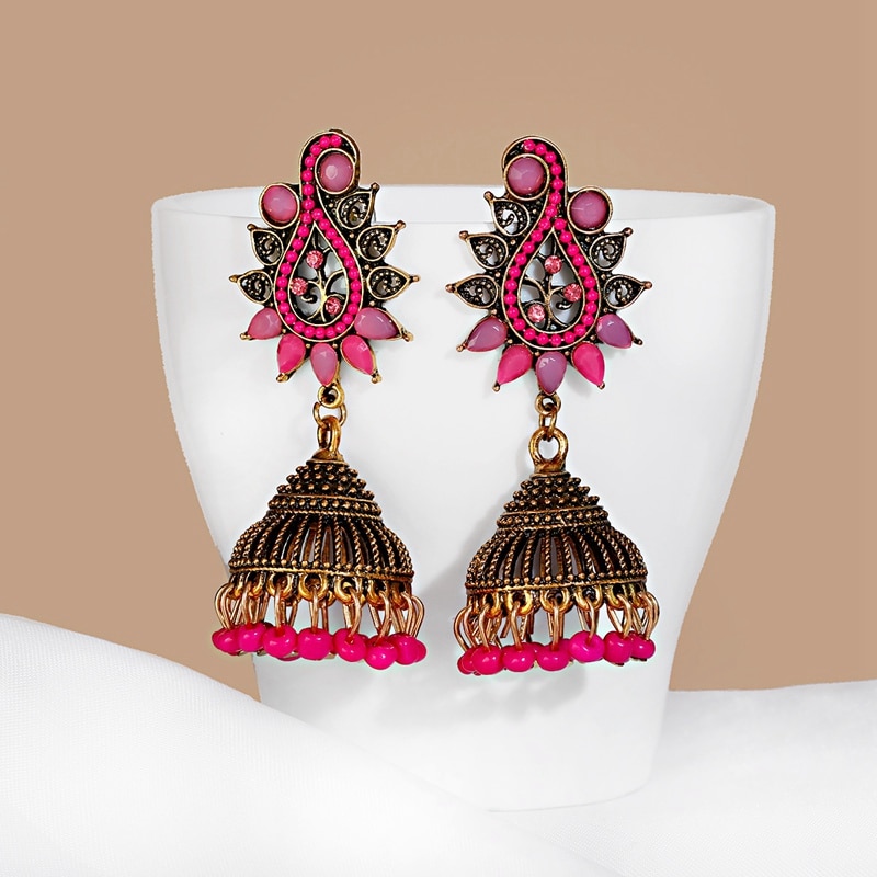Women-Vintage-Flower-Alloy-Bollywood-Oxidized-Earrings-Gypsy-Brincos-Trible-Ethnic-Beads-Dangle-Earr-1005002829337456-8